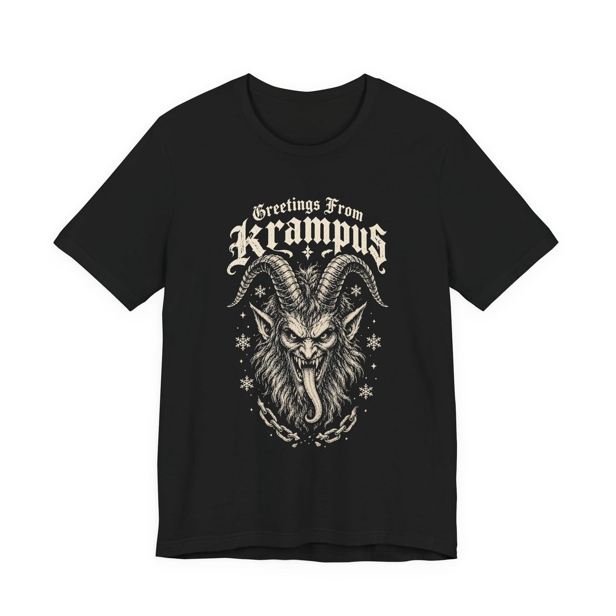 Greetings from Krampus Gothic Christmas Krampus T-Shirt
