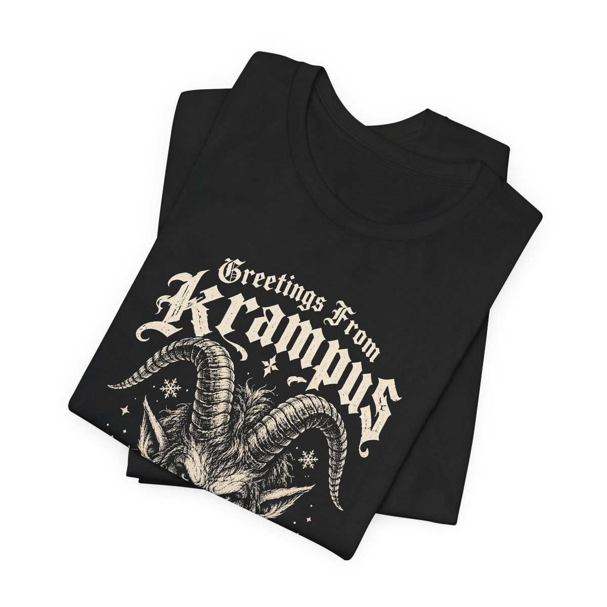 Greetings from Krampus Gothic Christmas Krampus T-Shirt