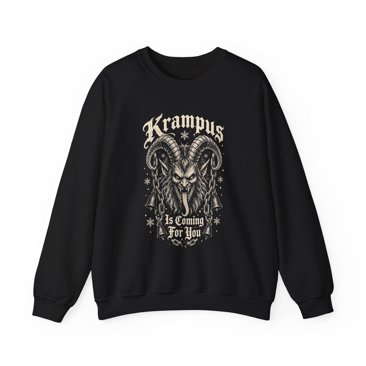 Krampus Is Coming for You Christmas Crewneck Sweatshirt