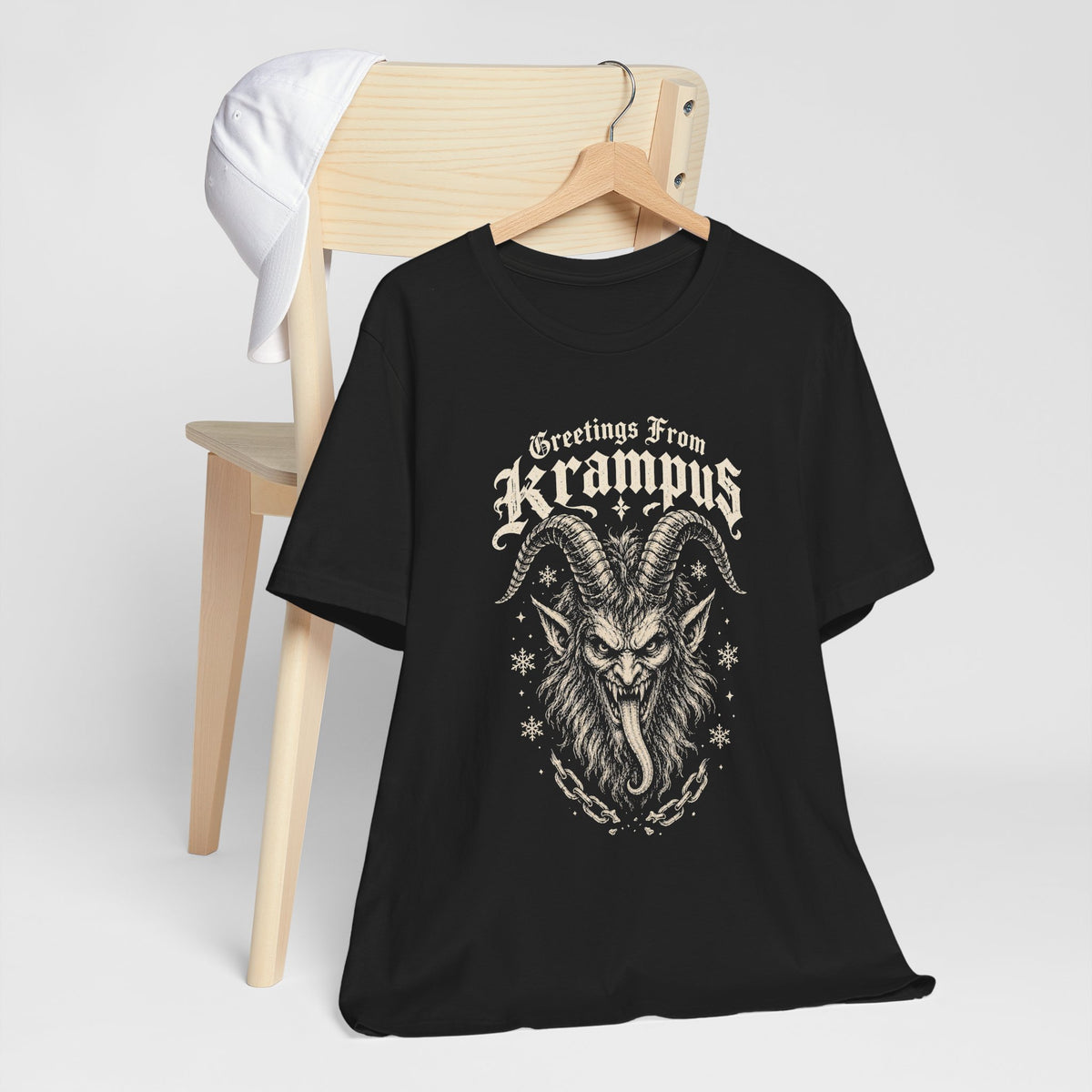 Greetings from Krampus Gothic Christmas Krampus T-Shirt