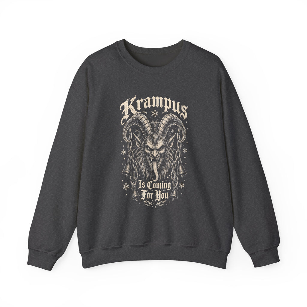 Krampus Is Coming for You Christmas Crewneck Sweatshirt
