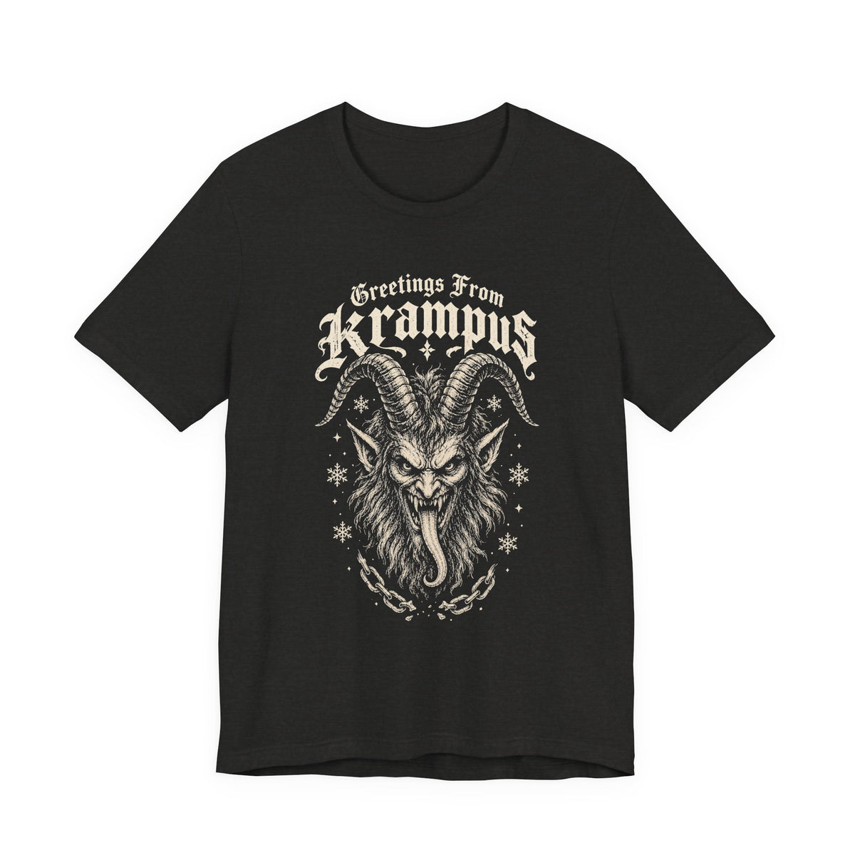 Greetings from Krampus Gothic Christmas Krampus T-Shirt